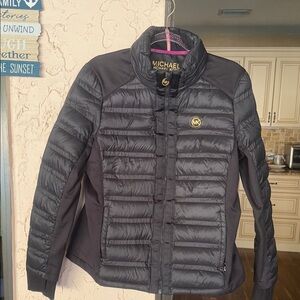 Michael Kors Women's Charcoal Puffer Jacket